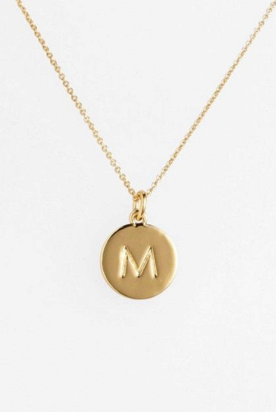 Letter necklace